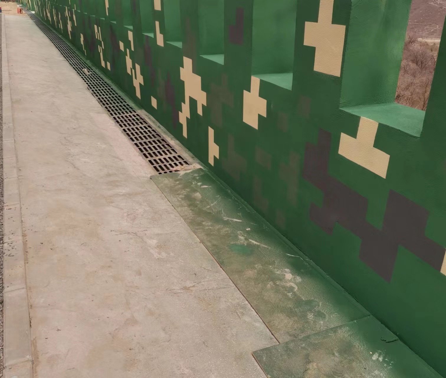 朔州围墙迷彩喷涂,数迷彩漆